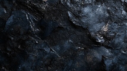 Textured dark rock surface showcasing intricate layers and shades, perfect for backgrounds, designs, and artistic projects.
