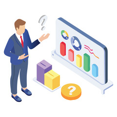 Modern 3D Corporate Question Mark Icons with Clean Business Aesthetic
