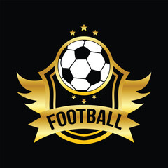 Obraz premium Soccer vector logo. football logo design.