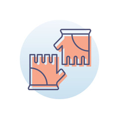 Glove Vector icon