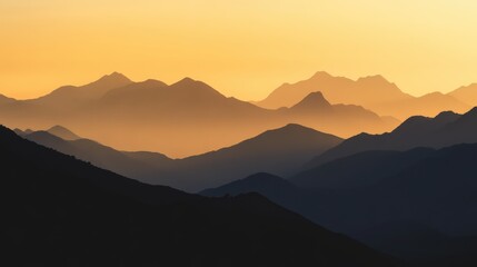 Golden Hour Mountain Majesty