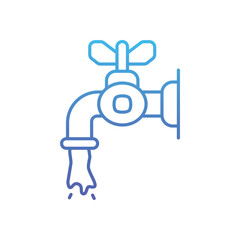 Faucet  Vector icon