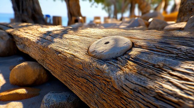 Exploring Coastal Connectivity Visualizing Advanced AI innovation in communication and network automation for resilient seaside infrastructures This image blends natural elements like driftwood and