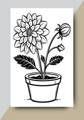 vector illustration of a flower