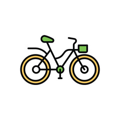 Fototapeta premium Bicycle Vector icon