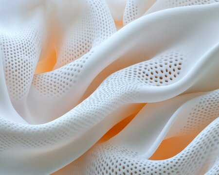 Explore the ethereal beauty of abstract data structures, visualized through advanced AI algorithms Witness intricate patterns emerge, revealing unseen insights Delicate folds and textures mimic the - Powered by Adobe