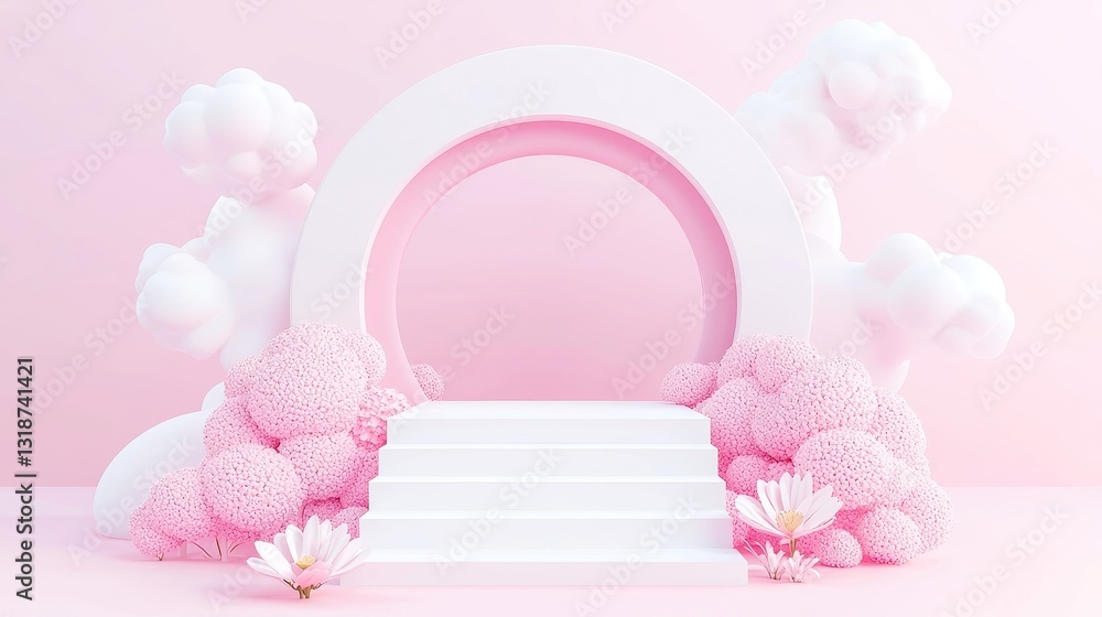 Poster 3d vector motion graphic with flawless experience, exemplifying 5-star approval for unmatched qualit