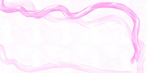 Modern abstract background, soft pink and white gradations, wavy effect, trendy shape curvy line.