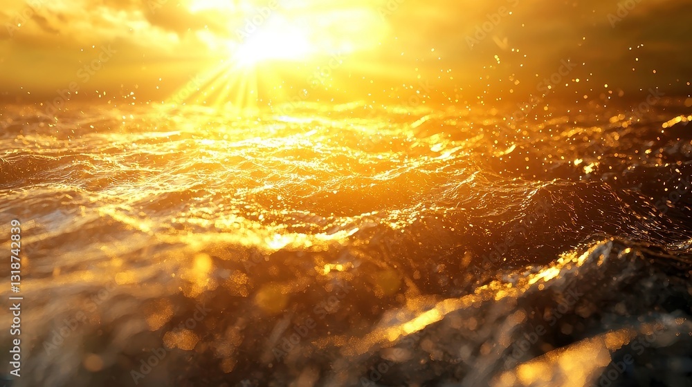 Aufkleber sheer perfection, 3d vector motion graphic showcasing a glowing 5-star review, emphasizing excellenc