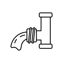 Waterpipe   Vector icon