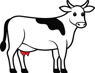 cow  vector 