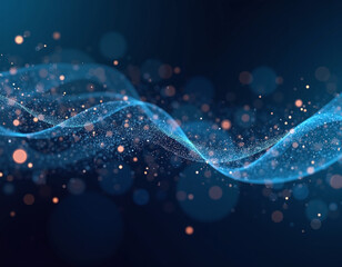 abstract  digital waves - techno background