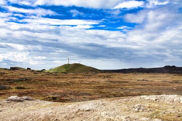 panorama della zona del Ponte tra i due continenti in Islanda