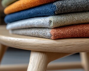 Enhance your online fabric shopping experience This image highlights an interactive feedback section on a modern e-commerce website, showcasing customer reviews and ratings for diverse textile