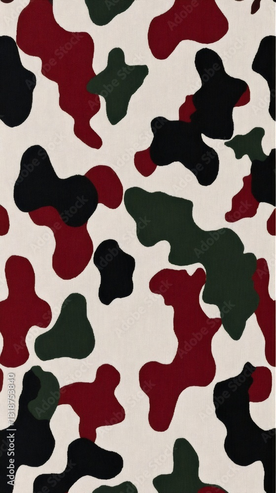 Poster seamless camouflage pattern creating an abstract military design ideal for backgrounds and textures