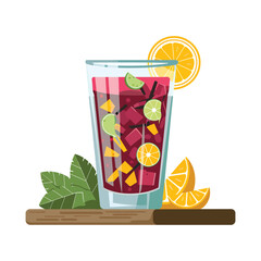 Healthey juice clipart vector artwork illustration