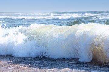  Baltic Sea coast in the  Curonian Spit, Lithuania - 20.07.2024