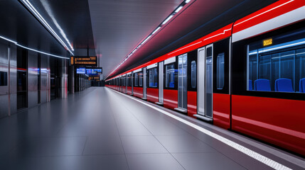 Underground parking garage and subway stations in Moscow and London showcasing urban transportation and motion
