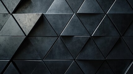 Dark Triangular Abstract Texture