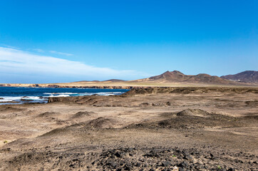 Playa de los Ojos Beach, Island Fuerteventura, Canary Islands, Spain, Europe.
