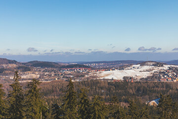 Panorama Wałbrzycha z Dzikowca