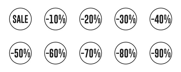 Obraz premium sale discount tag and label