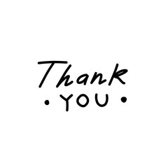 thank you hand drawn