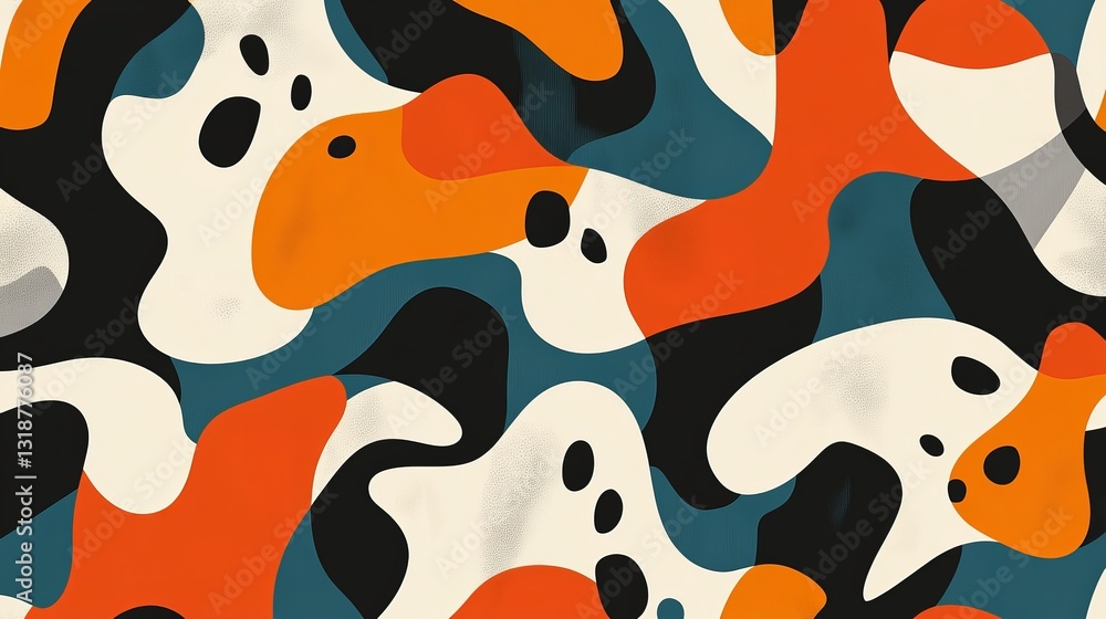 Poster stylish abstract pattern with a contemporary touch. a modern vector template perfect for various des