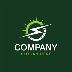 Solar Service Modern Logo Design