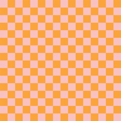 Checkered vector eps 10 background. Checkerboard seamless pattern. Simple geometric wallpaper. Allover print for fabric, paper, stationery, web design