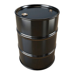A highly detailed black metal barrel with a glossy, reflective surface.