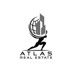 Atlas property real estate logo