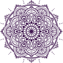 Beautiful flower art and mandala vector design