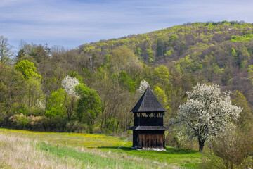 Belfry near Church of St. Martin, Cerin, Polana, Slovakia © Richard Semik