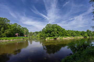 Confluence of Morava and Dyje rivers, Zahorie (CHKO Zahorie), triple border of Austria, Slovakia and Czech Republic