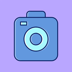 vector icon camera symbol flat design