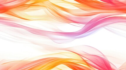  Multicolored wave of smoke on a white background
