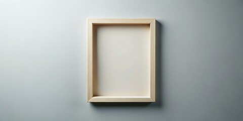 Clean Medical Tray Top View, Empty Copy Space, Clinical Flat Lay