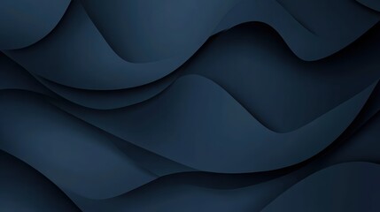 Obraz premium Abstract Dark Blue Wave Pattern
