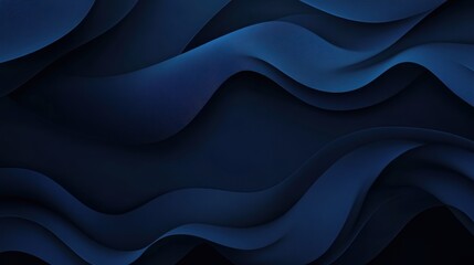 Abstract Dark Blue Waves
