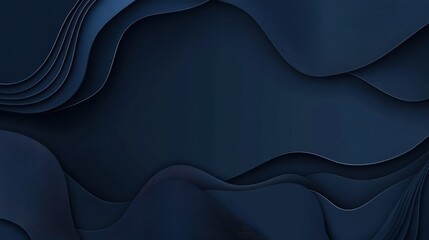 Fototapeta premium Abstract Navy Blue Waves