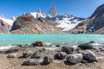 View of Los Glaciares National Park, El Chalten,Patagonia, Argentina.