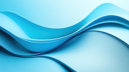 Fototapeta premium Abstract Blue Waves