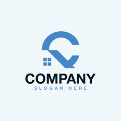 Letter C Estate Logo Design