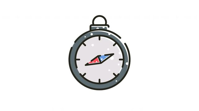 outline compass logo vector illustration design, simple minimal compass line logo design