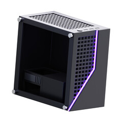 Fototapeta premium computer case 3d icon illustration