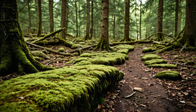 Le calme de la for&ecirc;t profonde