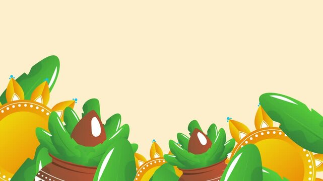 Indian Festiva Ugadi Horozontal Animated Banner
