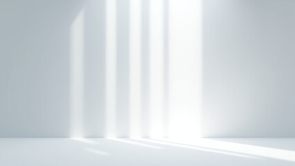 vertical stripes create visually striking white background effect depth surrounding shadows ambient