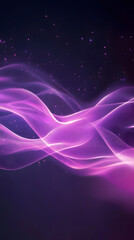 Obraz premium Abstract purple spectrum wave illustration, colorful modern violet wave background